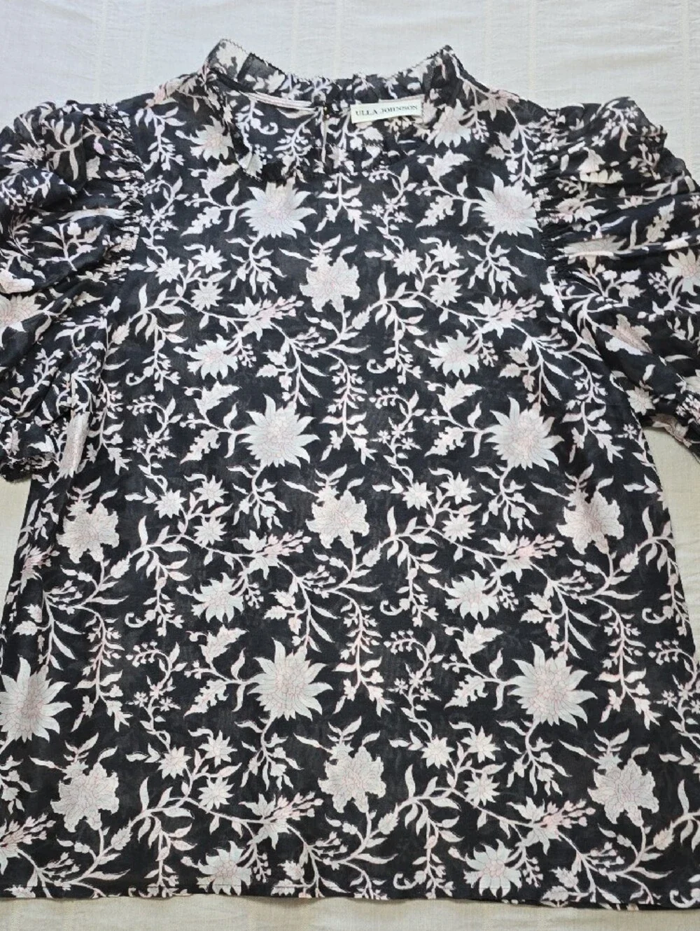 Ulla Johnson Posey Blouse in Midnight Women's Size (See Measurements)